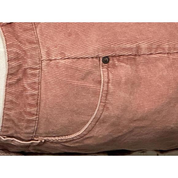 Roxy dusty rose classic casual corduroy A-line mini skirt Size Medium/10 - Picture 4 of 8